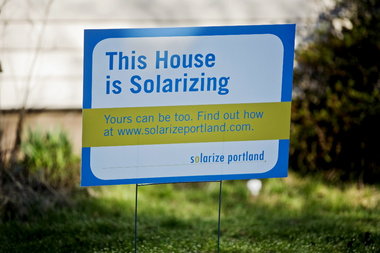 Solarize Portland Sign